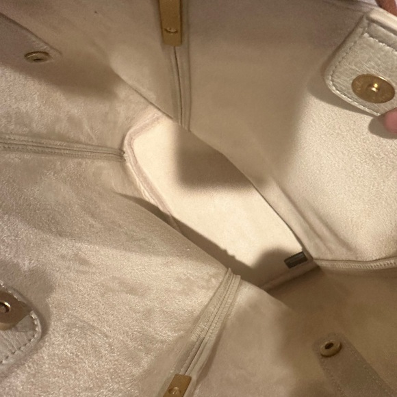 Antik Kraft Cream Tote with Tan Handles - Picture 10 of 11